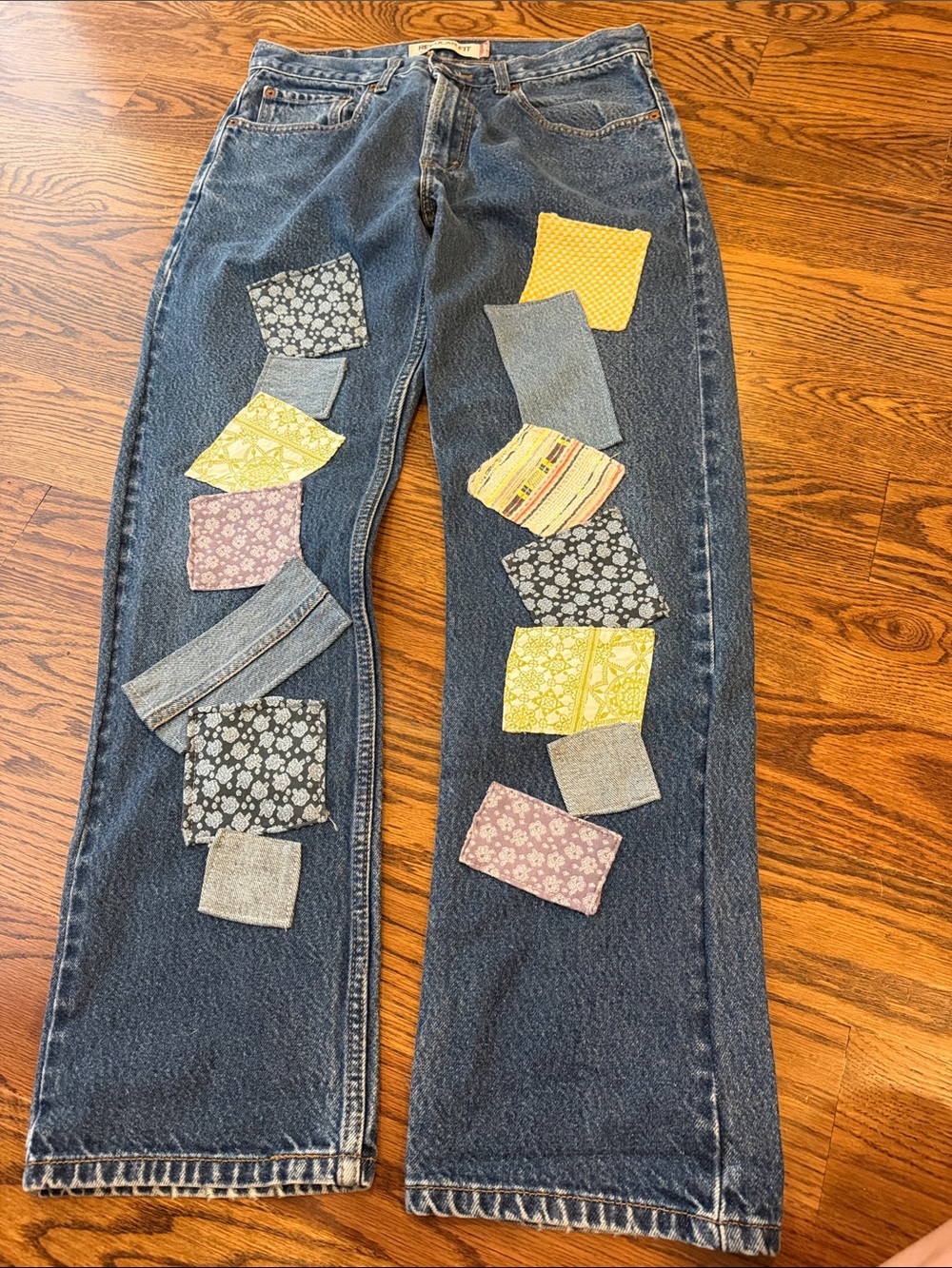 Levi's 505 Patchwork Jeans